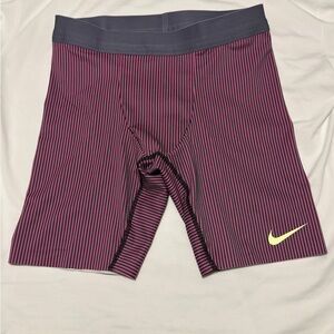 Nike Pro Elite Lined Made in the USA Fuchsia Men Half Tights Sz Med FD5784-011 M